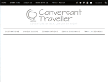 Tablet Screenshot of conversanttraveller.com